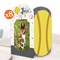 Big Dot of Happiness Fastpitch Softball Photo Holder Centerpieces, 4x6 Picture Display Box, Sports Table Decoration for Kids Birthday Decor, 8 Count